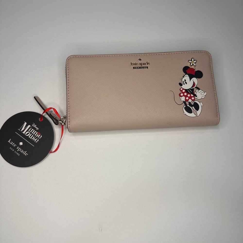 Kate Spade x Disney Minnie Mouse Zip-Around Wallet